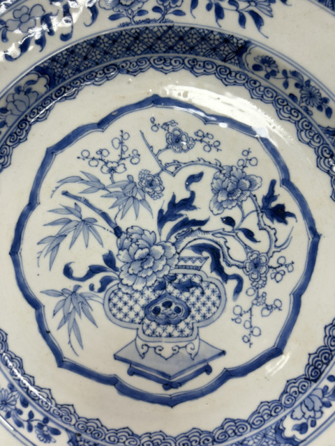 古玩陶瓷青花盤拍賣，當前價格12600元