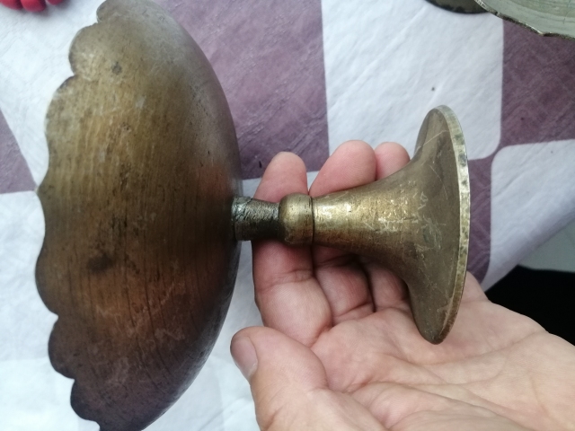 古玩銅器銅高足盤拍賣,當前價格1338元