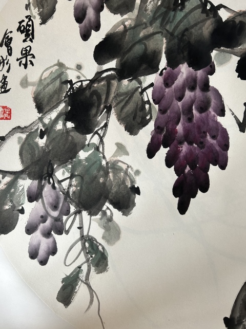 古玩字畫謝會彤《碩果》拍賣,當(dāng)前價格450元