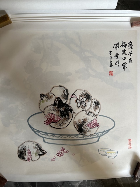 古玩字畫謝會彤《清供圖》拍賣,當前價格455元