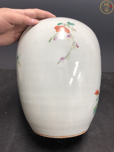 古玩陶瓷永慶長春官窯款粉彩花卉冬瓜罐拍賣,當前價格5500元