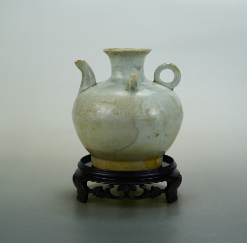 古玩陶瓷明·青白釉三系執壺拍賣,當前價格1000元