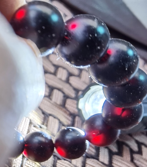 古玩雜項天然翳珀手串拍賣，當前價格1850元