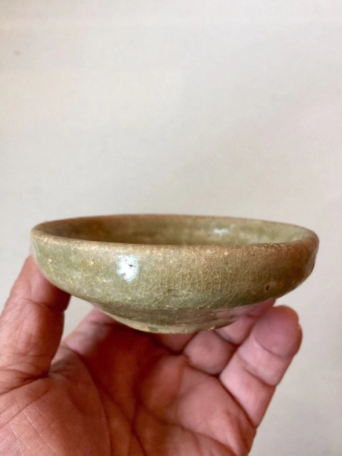 古玩陶瓷兩晉時(shí)期越窯青瓷茶盞拍賣,當(dāng)前價(jià)格1980元