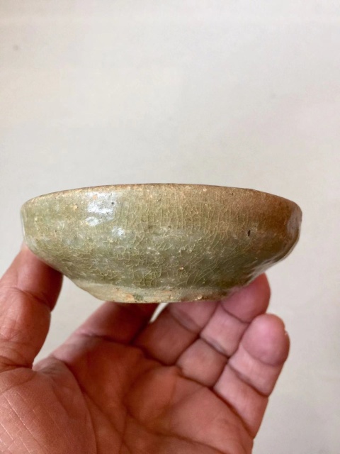 古玩陶瓷兩晉時(shí)期越窯青瓷茶盞拍賣,當(dāng)前價(jià)格1980元