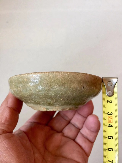 古玩陶瓷兩晉時(shí)期越窯青瓷茶盞拍賣,當(dāng)前價(jià)格1980元