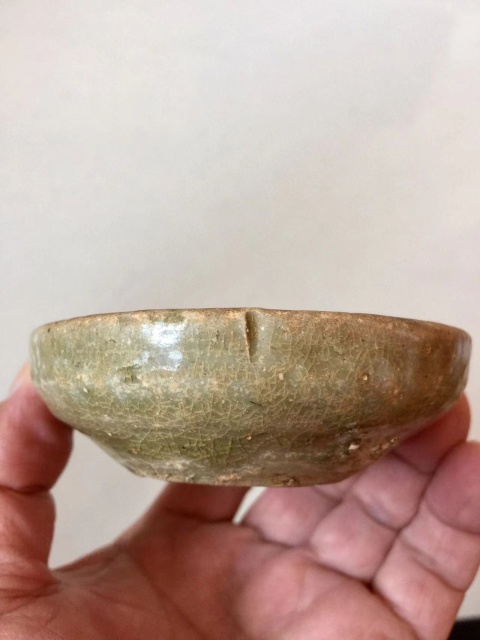 古玩陶瓷兩晉時(shí)期越窯青瓷茶盞拍賣,當(dāng)前價(jià)格1980元