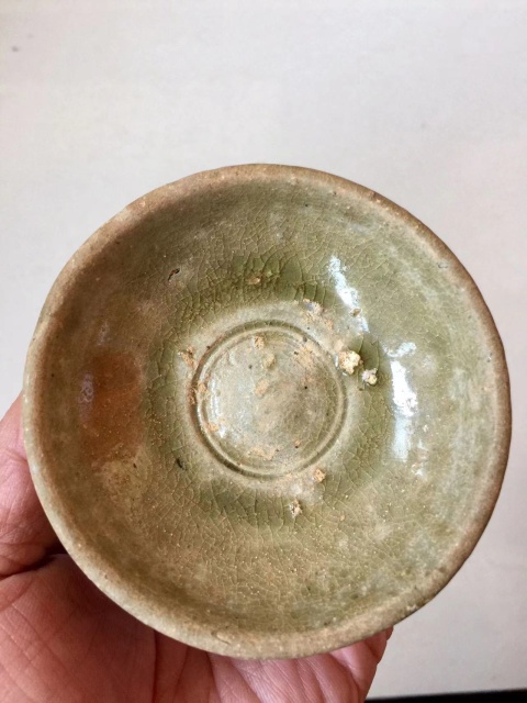 古玩陶瓷兩晉時(shí)期越窯青瓷茶盞拍賣,當(dāng)前價(jià)格1980元