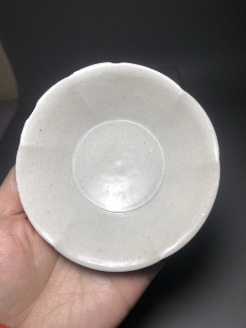 古玩陶瓷精品青白釉葵口茶盞（有很高的收藏價值）拍賣，當前價格1888元