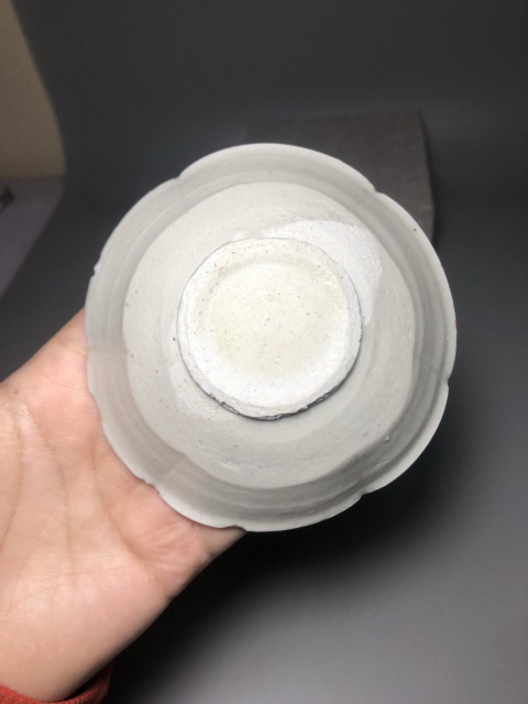 古玩陶瓷精品青白釉葵口茶盞（有很高的收藏價值）拍賣，當前價格1888元