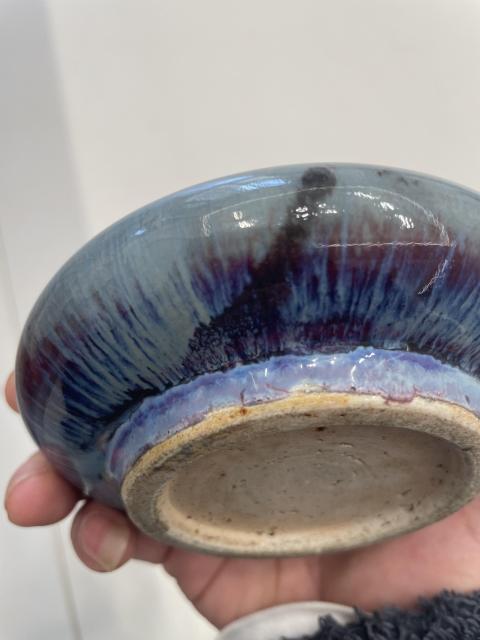 古玩陶瓷窯變釉洗拍賣,當(dāng)前價格12800元