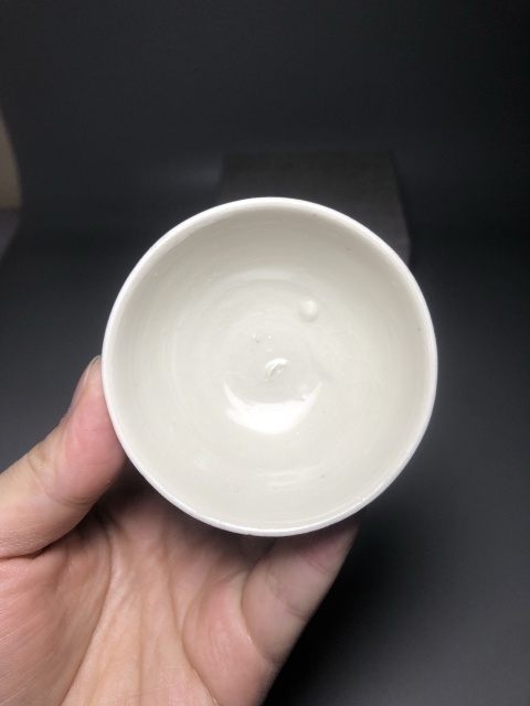 古玩陶瓷（已保真拍帶保真卡）青白釉杯拍賣，當前價格1288元