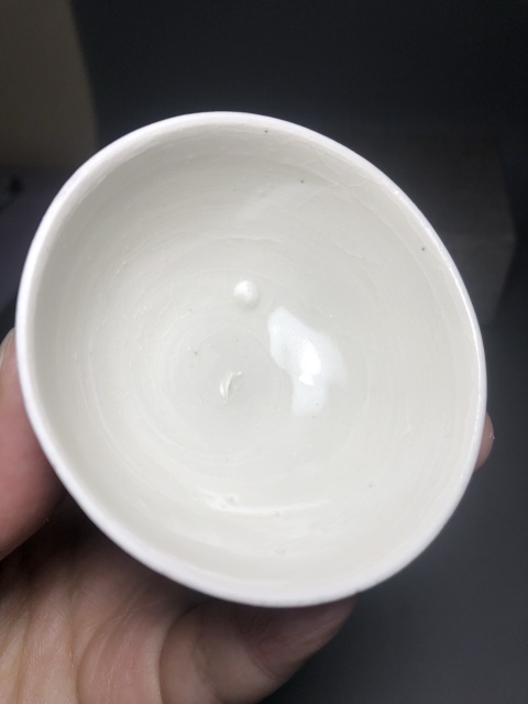 古玩陶瓷（已保真拍帶保真卡）青白釉杯拍賣，當前價格1288元