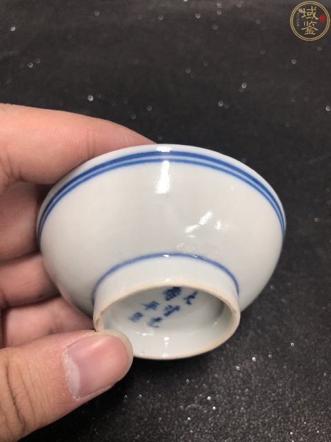 古玩陶瓷一對光緒本朝官窯制式青花纏枝花卉筆添拍賣，當前價格5000元