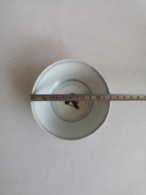 古玩陶瓷青花花卉紋茶碗拍賣,當前價格680元