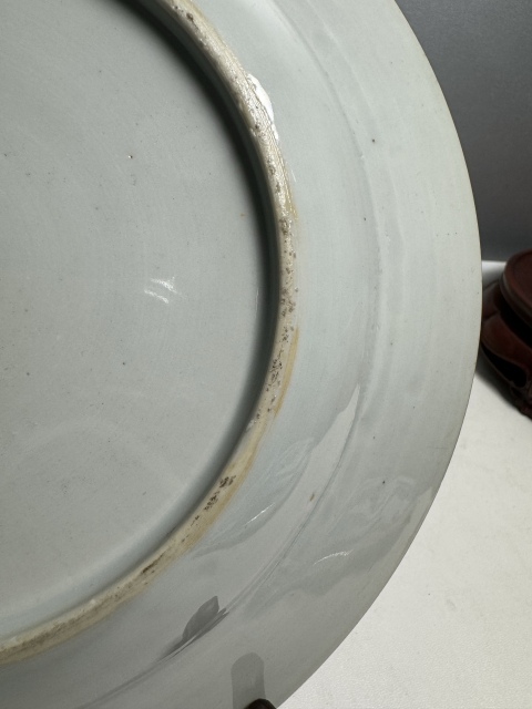 古玩陶瓷雍正粉彩花卉盤拍賣,當前價格2800元