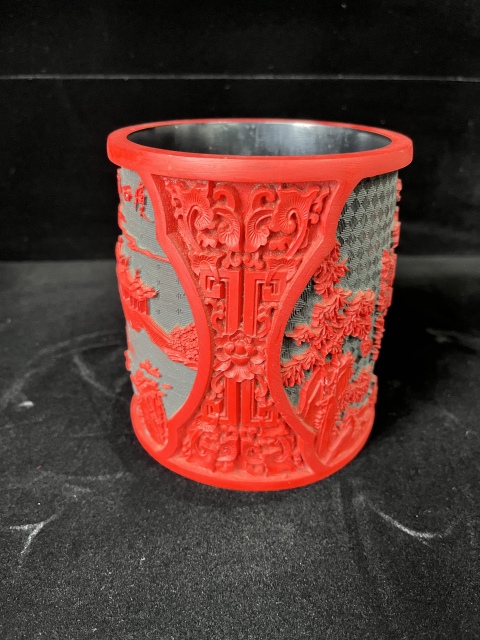 古玩雜項漆器筆筒拍賣，當前價格260元