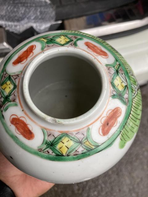 古玩陶瓷五彩西廂記人物罐拍賣,當前價格3888元