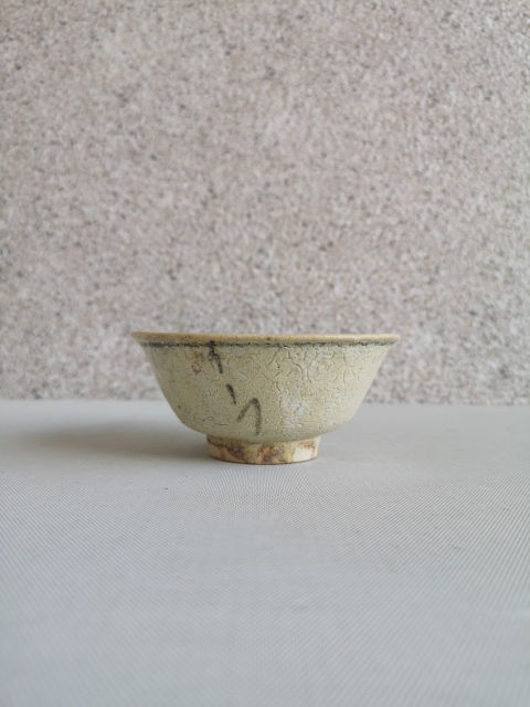 古玩陶瓷青花花卉紋茶碗拍賣,當前價格750元