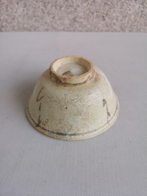 古玩陶瓷青花花卉紋茶碗拍賣,當前價格750元