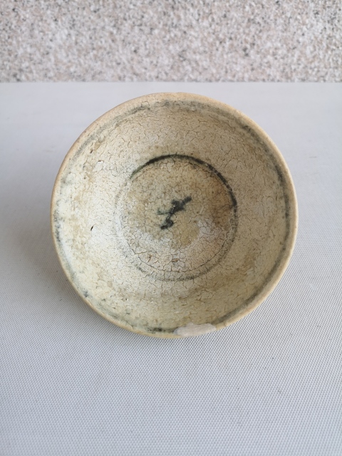 古玩陶瓷青花花卉紋茶碗拍賣,當前價格750元