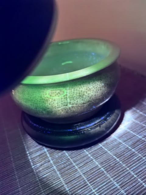 古玩陶瓷清早期康雍哥釉羅漢爐拍賣,當前價格5500元