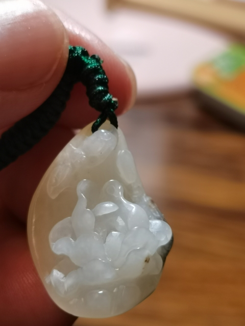 古玩玉器籽料和田玉雕“花開富貴”吊墜拍賣,當前價格12608元