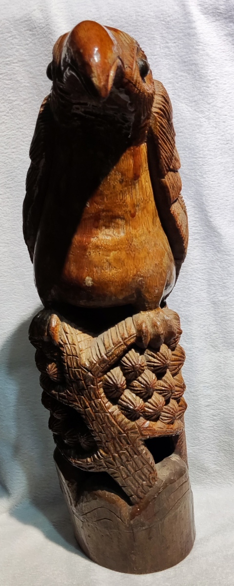 古玩雜項竹雕鸚鵡拍賣,當(dāng)前價格888元
