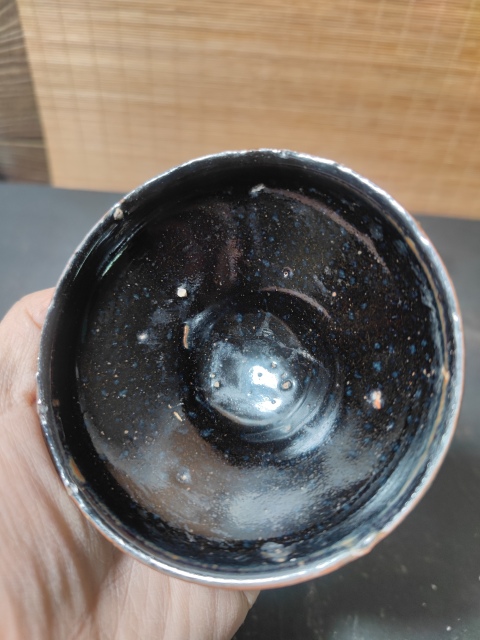 古玩陶瓷南宋建窯系烏金釉茶盞拍賣，當(dāng)前價(jià)格3900元