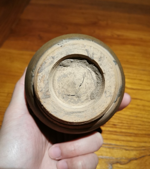 古玩陶瓷元明茶葉末釉小撇口瓶拍賣,當前價格500元