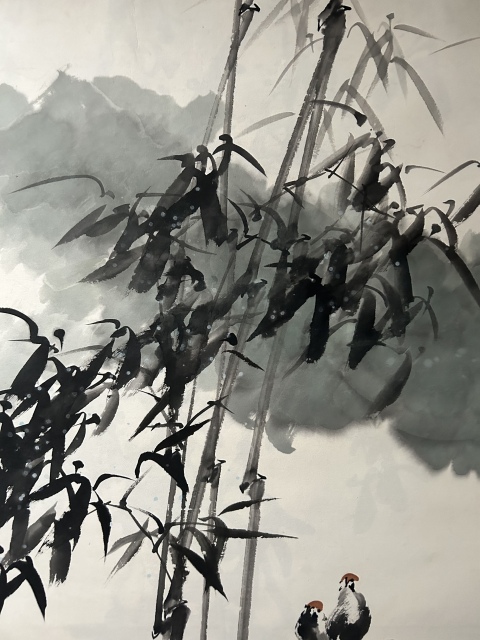 古玩字畫(huà)謝會(huì)彤《竹云圖》拍賣(mài),當(dāng)前價(jià)格758元
