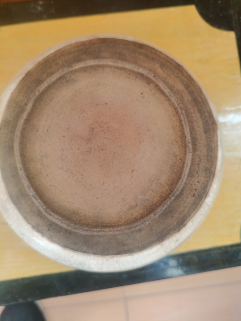 古玩陶瓷石灣白釉綠彩香爐拍賣,當前價格400元