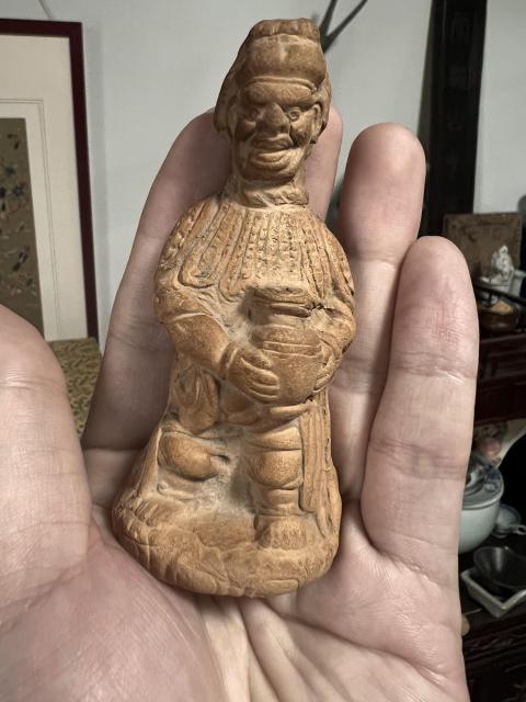 古玩陶瓷宋代人物泥人傭磨喝樂拍賣,當(dāng)前價格1400元