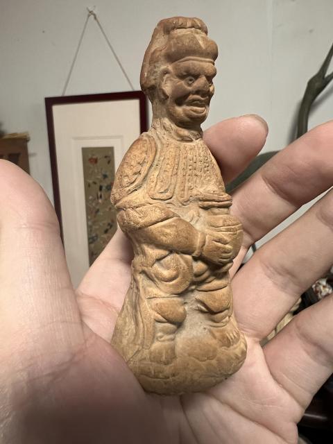 古玩陶瓷宋代人物泥人傭磨喝樂拍賣,當(dāng)前價格1400元