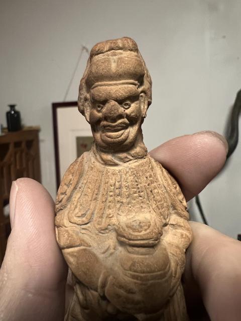 古玩陶瓷宋代人物泥人傭磨喝樂拍賣,當(dāng)前價格1400元