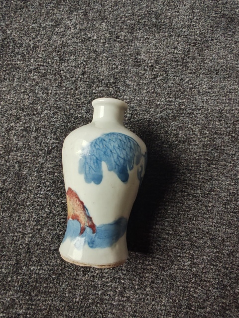 古玩陶瓷【已鑒真】青花釉里紅人物故事紋鼻煙壺拍賣，當(dāng)前價格5800元