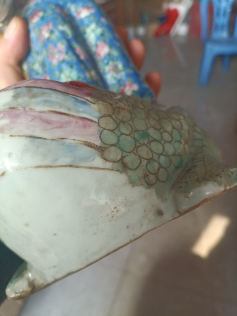古玩陶瓷民國粉彩人物雕像拍賣,當前價格3999元