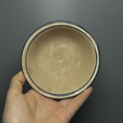 古玩陶瓷元 磁州窯白地黑花茶碗 標準器拍賣,當前價格1280元