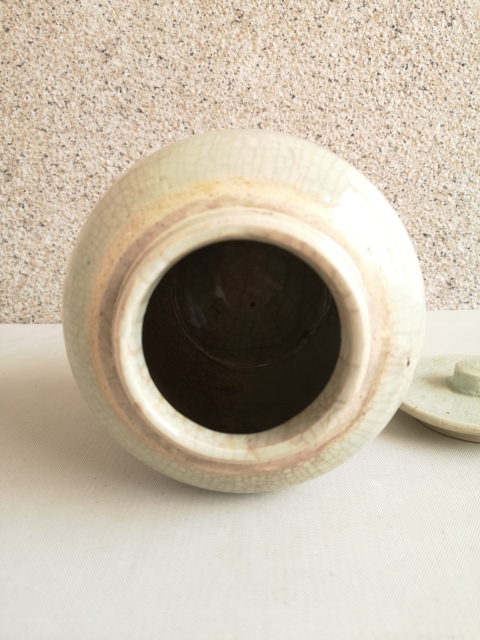 古玩陶瓷哥釉蓋罐拍賣,當前價格850元
