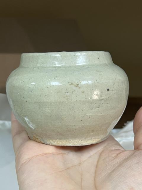 古玩陶瓷元代·青釉蓋罐拍賣,當前價格480元