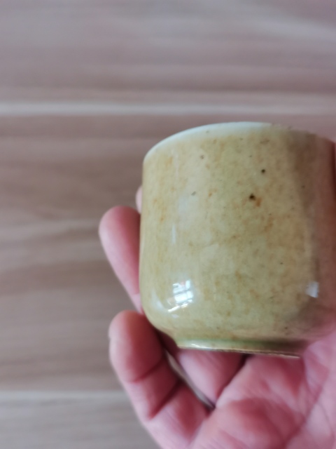 古玩陶瓷青釉茶杯拍賣,當前價格400元