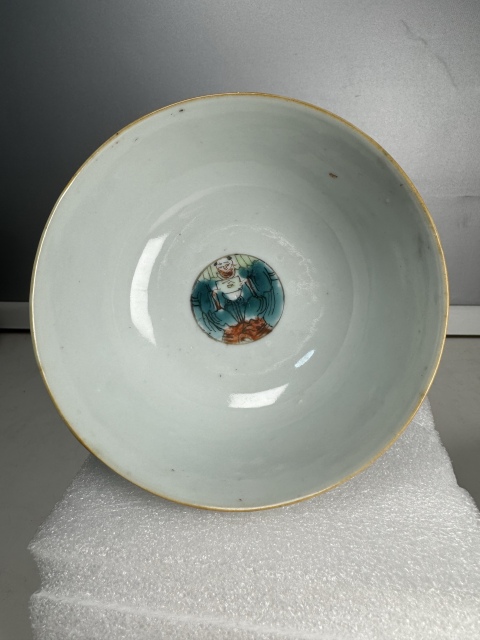 古玩陶瓷粉彩百子鬧春圖茶碗拍賣,當前價格10000元