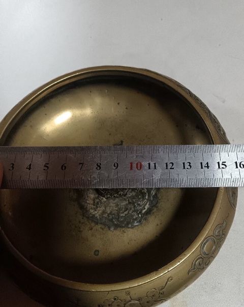 古玩銅器清代中晚期人物故事紋銅爐拍賣,當前價格3600元