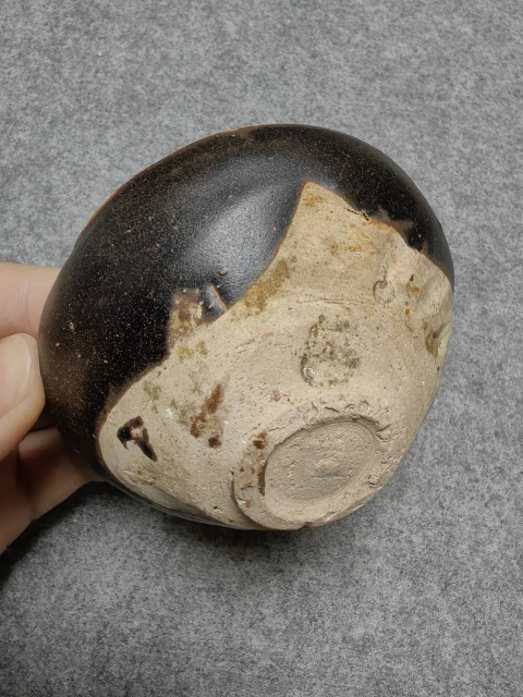 古玩陶瓷吉州窯黑釉茶盞拍賣，當前價格1600元