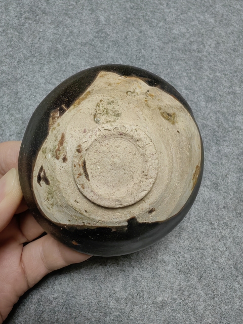 古玩陶瓷吉州窯黑釉茶盞拍賣，當前價格1600元
