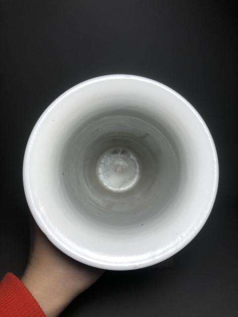 古玩陶瓷晚清,青花瓜瓞綿綿紋箭筒拍賣,當前價格6800元