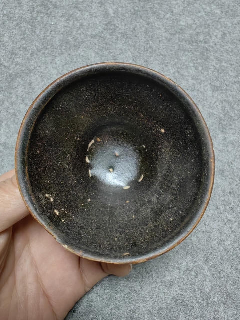 古玩陶瓷吉州窯黑釉茶盞拍賣，當前價格1600元