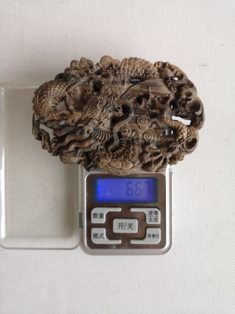 古玩雜項龍紋佩拍賣,當(dāng)前價格450元