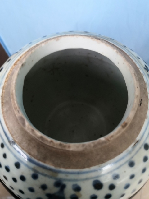 古玩陶瓷青花花卉紋罐拍賣，當前價格188元