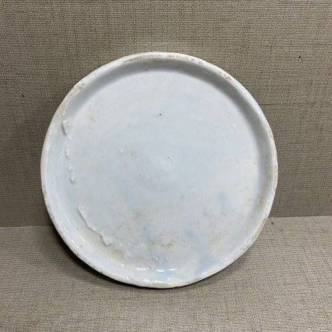古玩陶瓷青花瓷片底座改裝茶托拍賣,當前價格900元